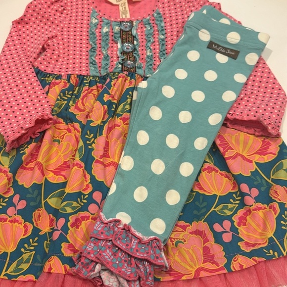 Like New Matilda Jane dress and pants set - Picture 2 of 5